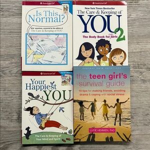 American Girl Guide Book Collection - Red, Blue, Green Covers